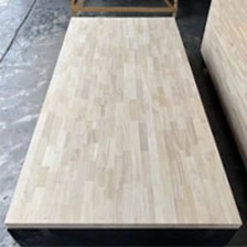 China 18mm AA Grade Rubber Wood Finger Joint  Board For Furniture manufacturer