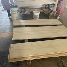 China Factory Direct Lightweight Paulownia Coffin Solid Wood Funeral Casket for Adults Wholesale manufacturer