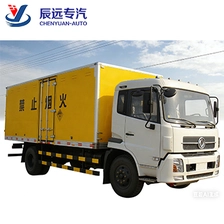 China DFAC 10Tons van vehicle box transport truck manufacture manufacturer