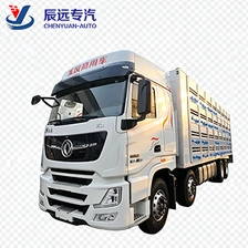 porcelana Camiones pesados ​​8x4 Fabricantes de vehículos de transporte de aves de corral en China fabricante