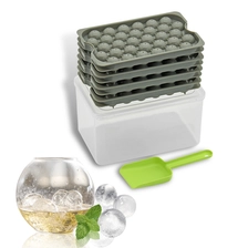 Chine Benhaida Mini machine à glaçons populaire avec récipient à glace, facile à libérer, petit moule à boules de glace en plastique à 128 cavités fabricant