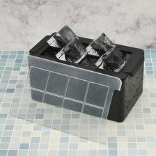 Chine Benhaida Moule à glaçons professionnel en Silicone, barre à fusion lente, sans bulles, à 8 cavités, cristal transparent, Amazon fabricant