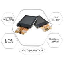 China Painel de toque lcd 128x128, display tft de 1.44 polegadas, módulo de tela lcd tft 1.44 para solução de relógio inteligente (kwh014st12-c01) fabricante