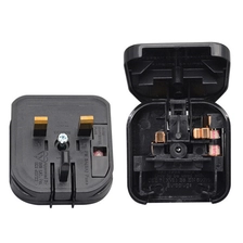 China Aparelhos elétricos europeus para reino unido, conversor de plugue clamshell, plugue redondo europeu para reino unido 13a, plugue SE-ECP fabricante