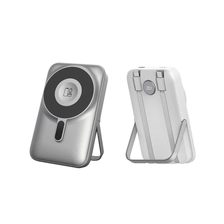 China Hochkapazität 10000mAh Magnetic Foldable WLAN Ladegerät mit integriertem Kabeln und LED-Digital-Leistungsanzeige (MH-P72) Hersteller