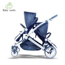 China 2024 EN1888 0-36 Months luxury high view single 3 in 1 or twin double baby stroller manufacturer