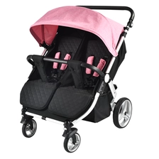 China Twins Baby Stroller Lightweight Pram Folding Travel Two Babies Double Stroller 0~36 month baby twins manufacturer