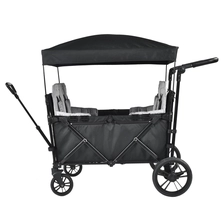 China OEM ODM 4-wielige buitencamping Opvouwbare kinderwagen Opvouwbare strandsportwagen met trekhandler fabrikant