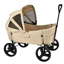 porcelana Carro plegable para bebé al aire libre Oxford con tubo de hierro 600D para 2 bebés y 4 niños de 0 a 3 años fabricante