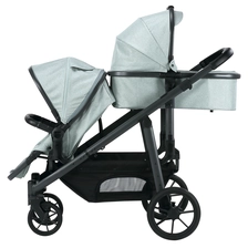 China Groothandel Europese dubbele babywagen opvouwbare 3-in-1 tweelingkinderwagen fabrikant