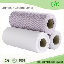 China Manufacturer Household Daily Nonwoven Disposable Cleaning Cloth Kitchen Dry Wipes manufacturer