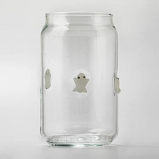 China Halloween Ghost Design Clear Glass Candle Holder for Holiday Decoration and Gifts manufacturer