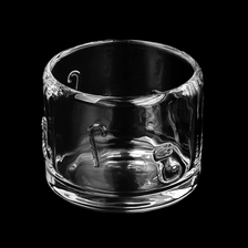 China New Style Adorable Pattern Glass Jar 10oz Candle Jar for Candle Making manufacturer