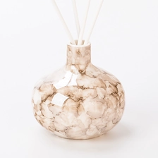 China Glossy Water Transfer Printing Round Ceramic Fragrance Diffuser Bottle Wholesaling manufacturer