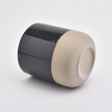 China hot sales empty ceramic candle holders manufacturer