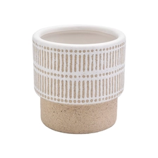 China 18oz Sand Effect Yellow Ceramic Candle Holders Candle Jars for Home Decor manufacturer