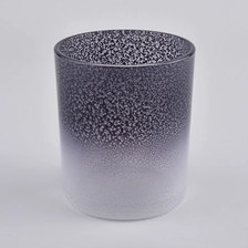China luxury iridescent glass candle jar manufacturer