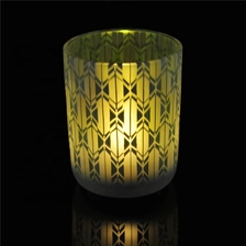 China luxury round bottom glass candle jar manufacturer