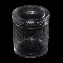 China 10oz 11oz 16oz luxury crystal empty glass candle jar and lid manufacturer