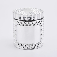 China 260ml private label glass candle holders with lids manufacturer