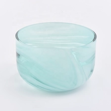 China Wholesales luxury green glass candle jar manufacturer