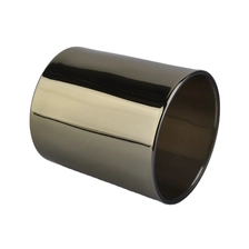 China metallic painting 8oz candle glass jar for wholesale manufacturer