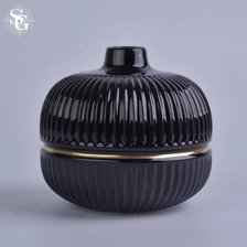 China Sunny 250ml 211g  black ceramic diffuser bottle with great design manufacturer