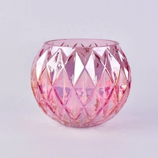 China Wholesale round glass candle jars in bulk manufacturer