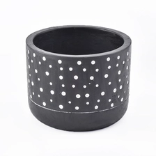 China decorative luxury candle jars concrete manufacturer