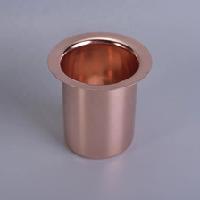 China Color custom tall decorative metal candle jar insert 400ml manufacturer