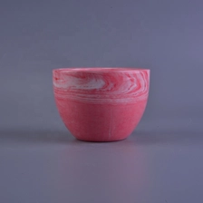 China Elegant colored ceramic candle jars wholesale manufacturer