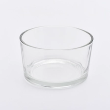 China hot sales glass flat candle holder manufacturer