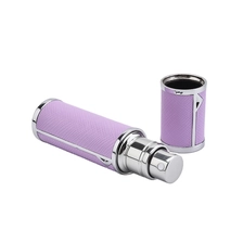 China perfume spray bottle pump spray ztomier PU leather surface perfume bottle manufacturer