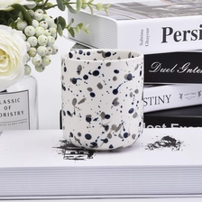 China 12oz glaze white ceramic candle containers for home decor manufacturer