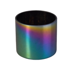 China Cylinder electroplated glass candle vessels manufacturer
