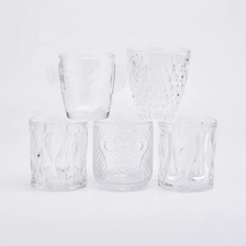 China 8oz 10oz Wholesales custom crystal empty luxury glass candle jars manufacturer