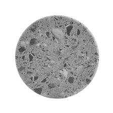 China hot sales marble candle jar MDF wood lid manufacturer