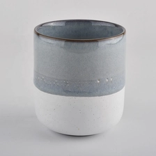 China round bottom black glazing color candle making vessels manufacturer