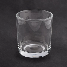 China 10oz luxury clear glass candle jars candle vessel manufacturer