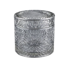 China home decor glass candle vessels luxury manufacturer