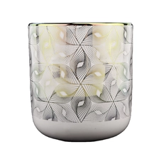 China luxury round white ceramic candle jar manufacturer