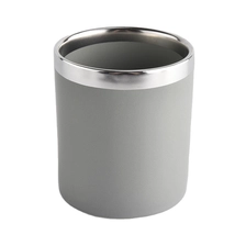 China Blown color ceramic candle holder with gold rim manufacturer