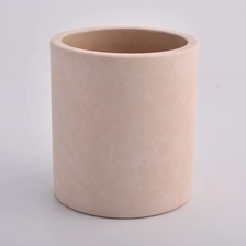 China coloring concrete candle holder for 14oz wax inside manufacturer