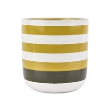 China luxury hand paint concrete candle jar manufacturer