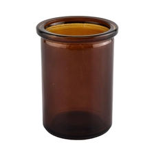 China 5oz glass candle jar with cork lid for wholesale manufacturer