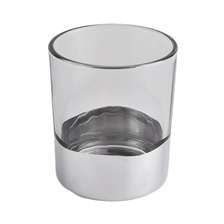 China Sunny transparent scented luxury silver glass candle jars 8oz 10oz 11oz manufacturer