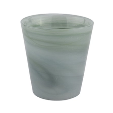 China wholesale handmade glass 6 oz candle jar manufacturer