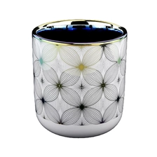 China luxury new decoration ceramic candle jar manufacturer