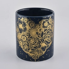 China luxury custom ceramic candle jars manufacturer