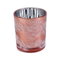 China Sunny electroplated luxury glass candle holder wholesales manufacturer